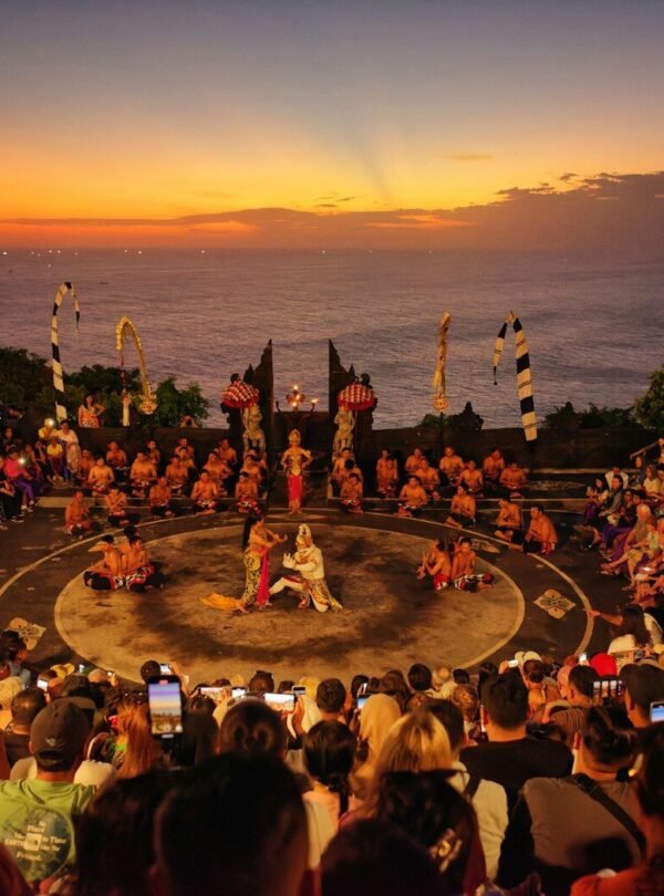 A crowd of people watching a show on a stage